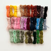 6 mm hand dyed velvet ribbon in 34 colors for wedding invitations and delicate bows
