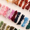 Hand dyed 6 mm velvet ribbon for wedding favors, stationery and fine art decor