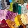 Hand dyed velvet ribbon for wedding favors, stationery and fine art decor