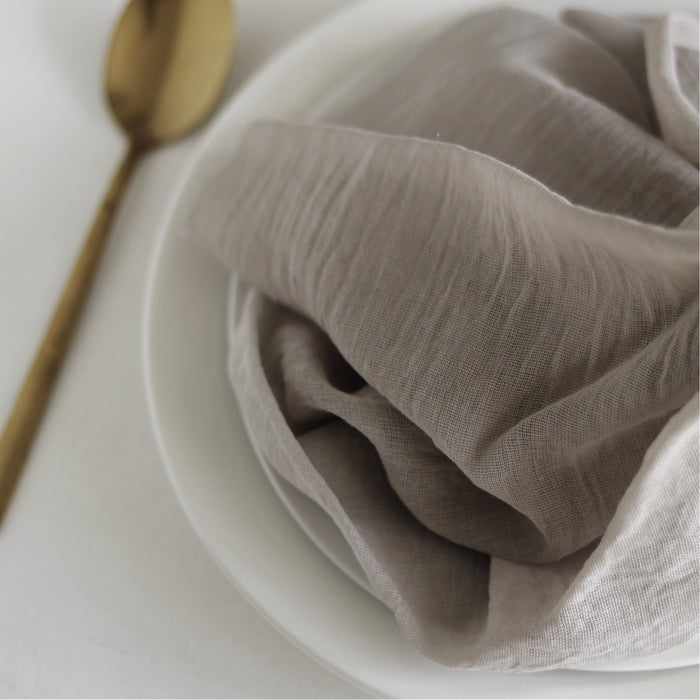 Gauze cotton napkins -Antique Nude