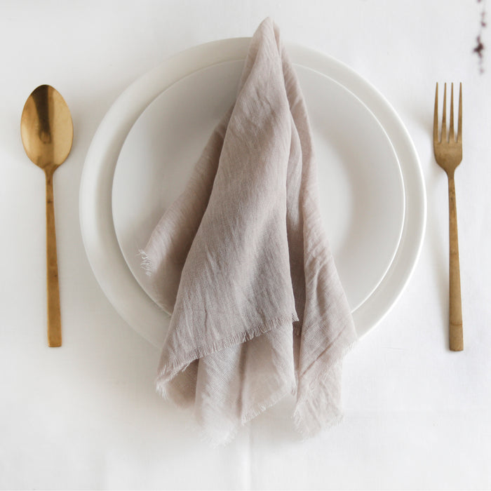 Gauze cotton napkins -Antique Nude