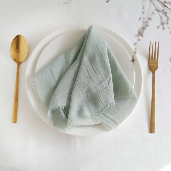 Gauze cotton napkins - Seaglass